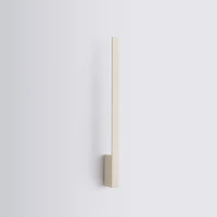 Sieninis šviestuvas 70 cm – linijinis, smėlio spalvos, LED 13W - Nuotrauka 3