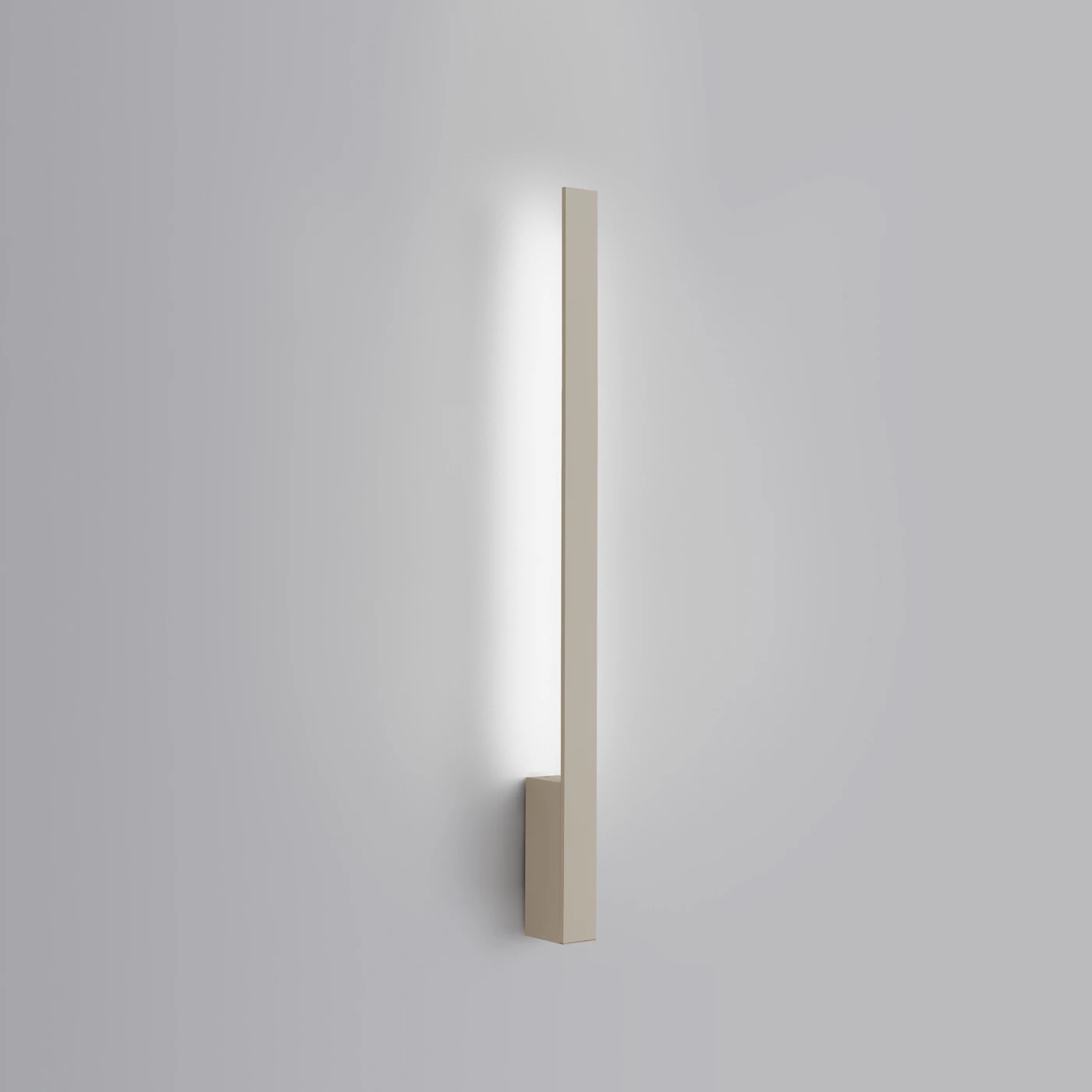 Sieninis šviestuvas 70 cm – linijinis, smėlio spalvos, LED 13W