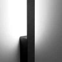 Sieninis šviestuvas 70 cm – linijinis, juodas, CRI95 - Nuotrauka 4
