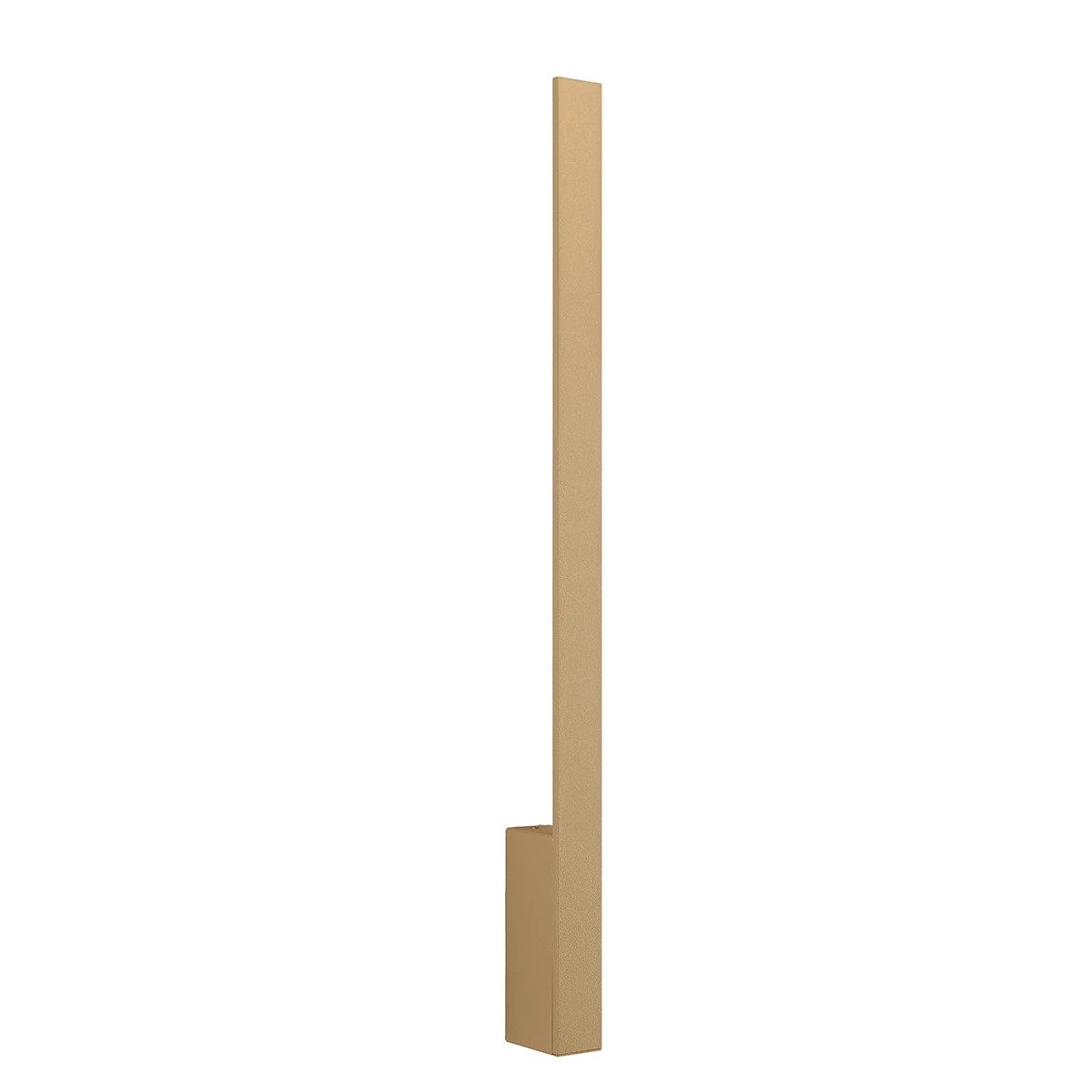Wall lamp 70 cm – linear, gold, warm LED backlight