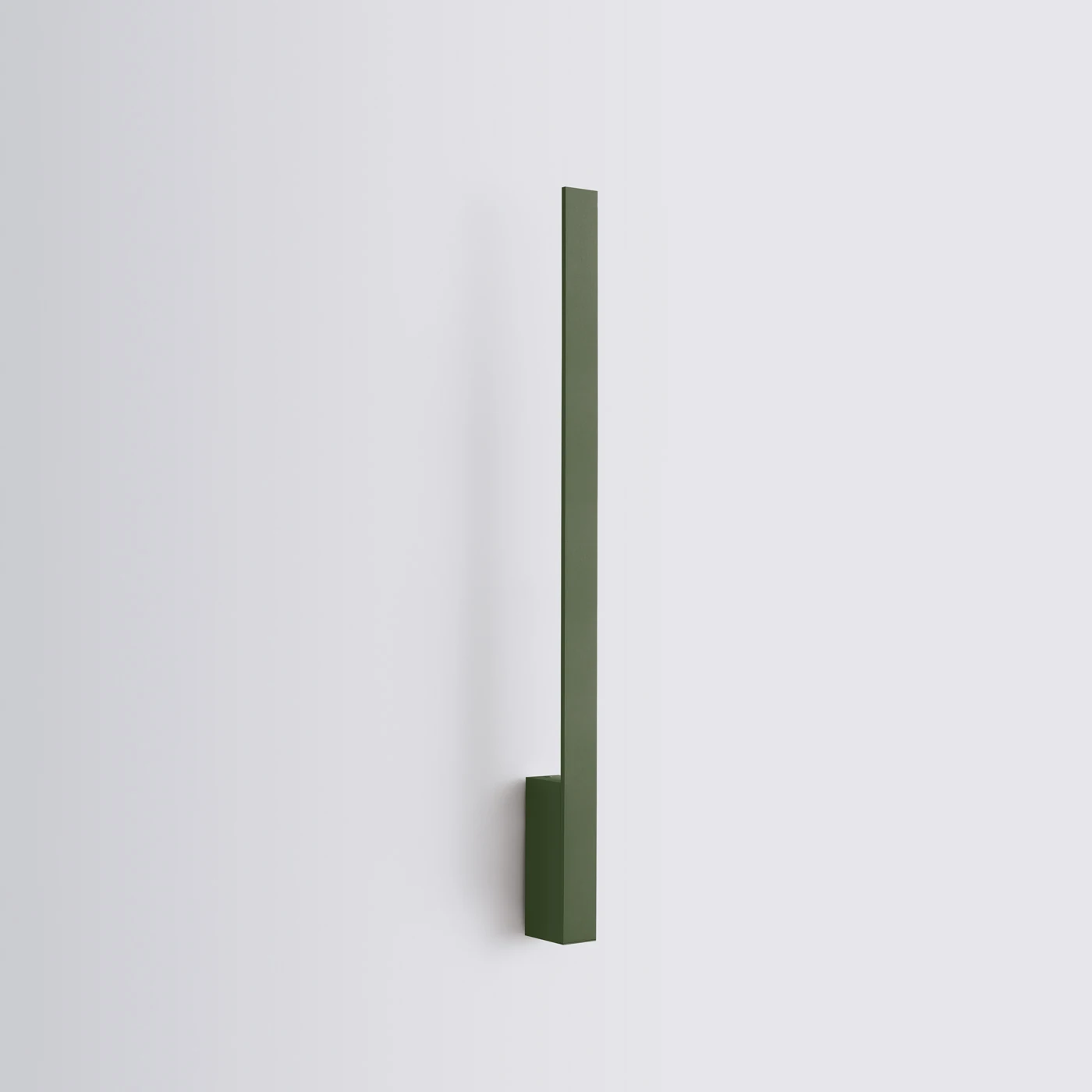 Wall light 70 cm – linear, olive green, LED