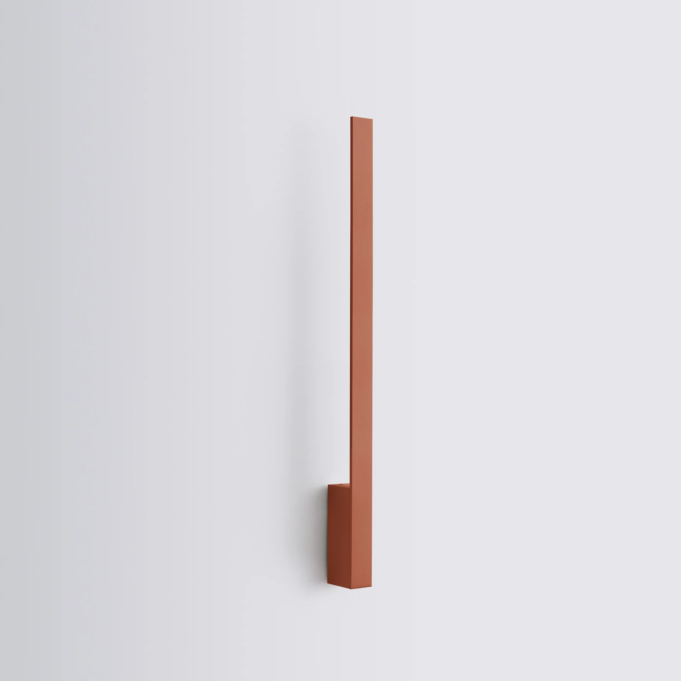 Wall lamp 70 cm – linear, red ochre, 13W LED