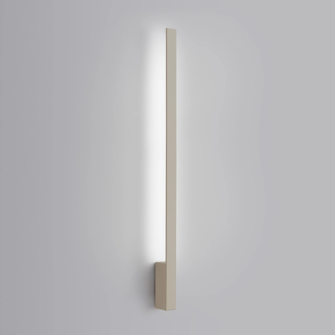 Sieninis šviestuvas 90 cm – linijinis, smėlio, LED 4000K