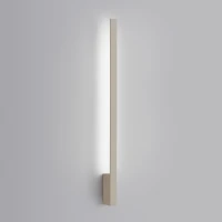 Sieninis šviestuvas 90 cm – linijinis, smėlio, LED 4000K - Nuotrauka 1