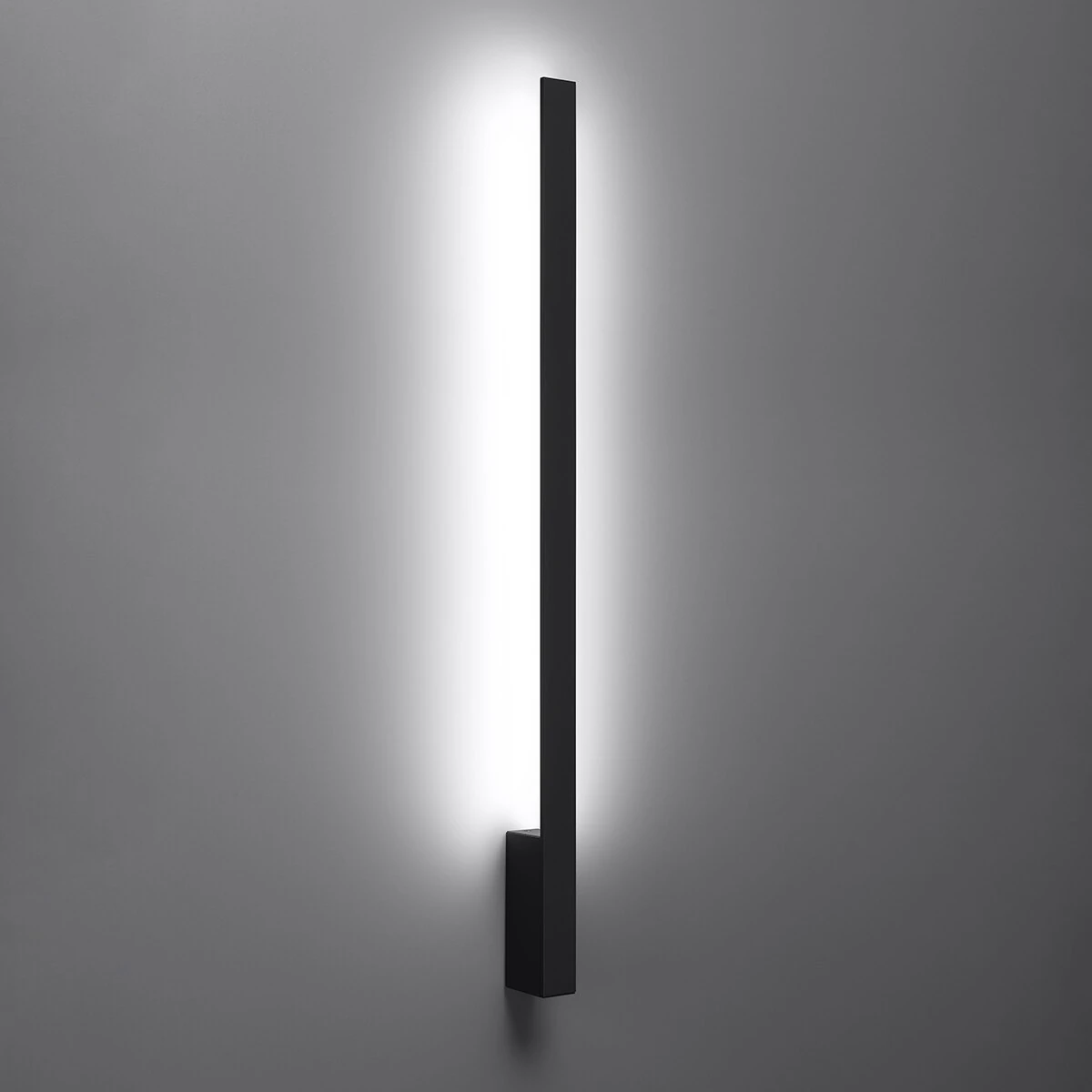 Wall lamp 90 cm – linear, black, CRI95 LED