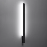 Wall lamp 90 cm – linear, black, CRI95 LED - Image 1