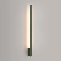 Sieninis šviestuvas 90 cm – linijinis, alyvuogių žalias, LED - Nuotrauka 1