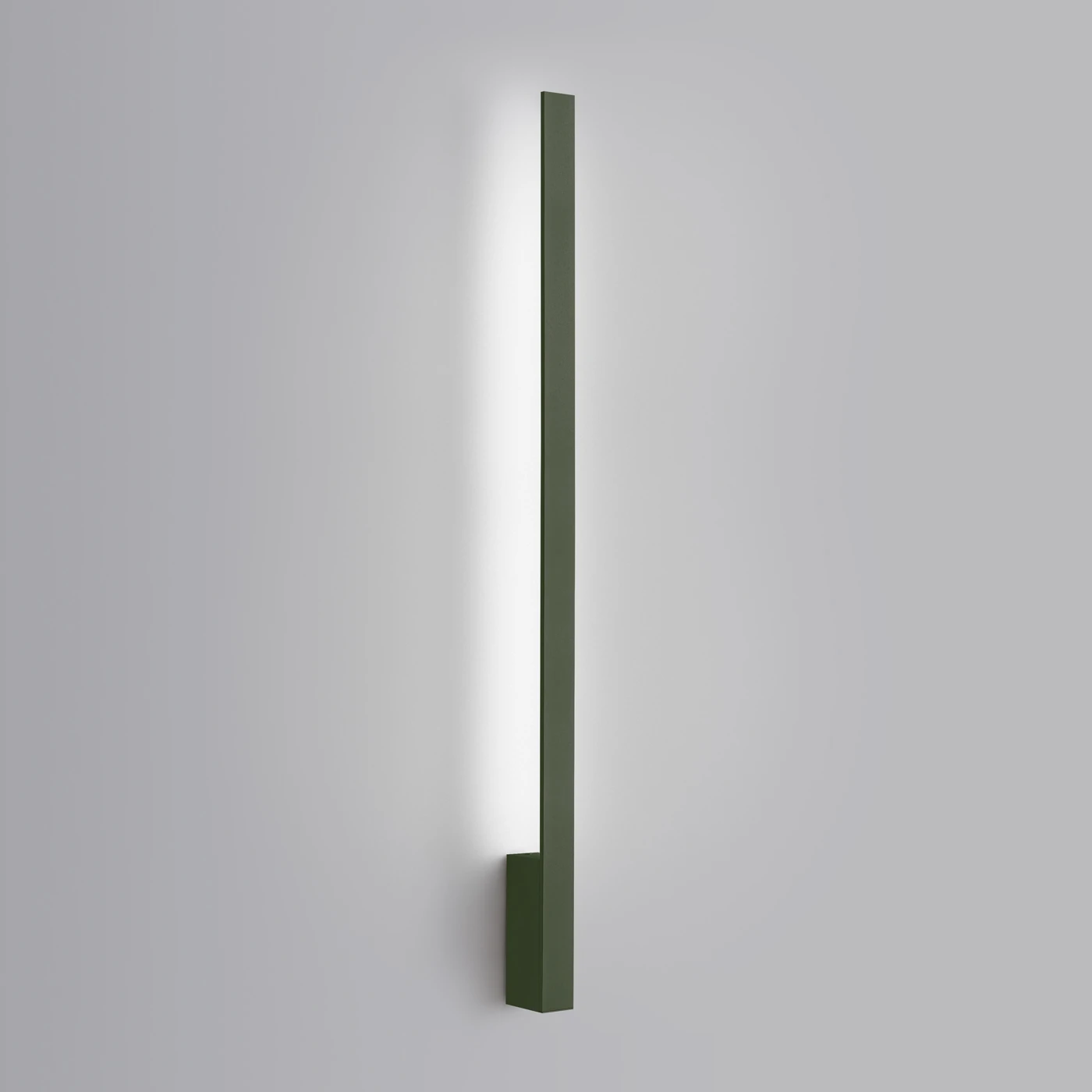 Wall lamp 90 cm / 17W – linear, olive green, LED