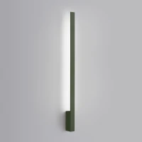 Wall lamp 90 cm / 17W – linear, olive green, LED - Image 1