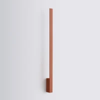 Wall lamp 90 cm – linear, red ochre, LED 17W - Image 3