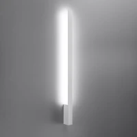 Sieninis šviestuvas 90 cm – linijinis, baltas, LED 4000K - Nuotrauka 1