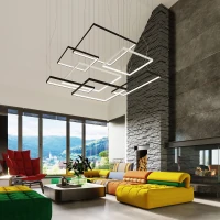 Pendant light 110 cm – square, white, CRI98 LED - Image 9