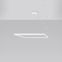 Pendant light 110 cm – square, white, CRI98 LED - Image 3