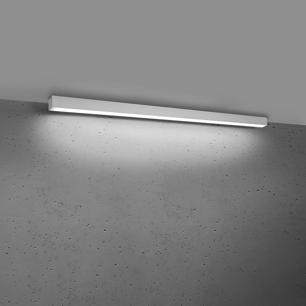 Lubinis LED šviestuvas 118 cm – linijinis, baltas, CRI90