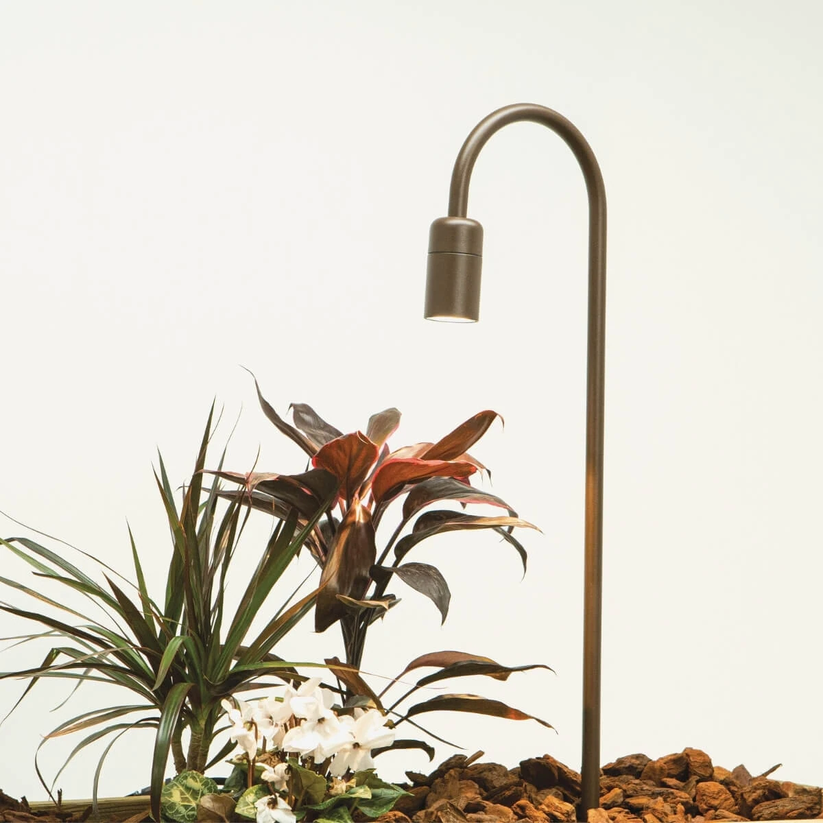 LED lauko šviestuvas 6W – Įsmeigiamas, tamsiai ruda