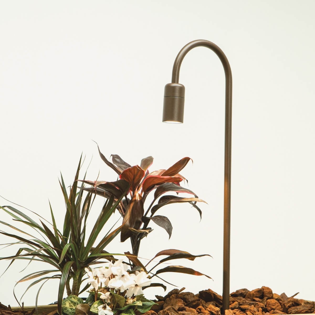 LED lauko šviestuvas 6W – Įsmeigiamas, tamsiai ruda
