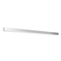 Ceiling light 118 cm / 28W – linear, grey, opal diffuser - Image 2