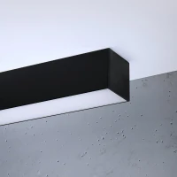 Lubinis LED šviestuvas 67 cm – linijinis, juodas, CRI90 - Nuotrauka 4