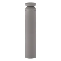 LED lauko stulpinis šviestuvas 20W 3000K IP65 – cilindrinis, pilkas - Nuotrauka 2