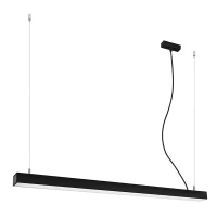 Pendant LED lamp 118 cm – linear, black, CRI90 - Image 2