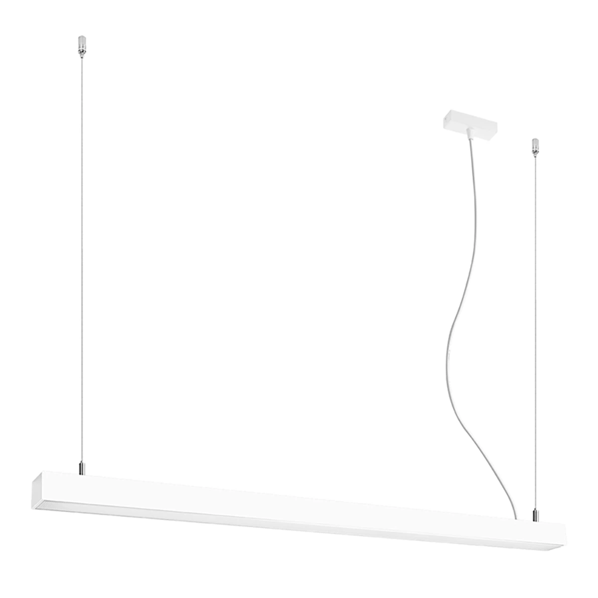 Pendant lamp 118 cm/28W – linear, white, CRI90