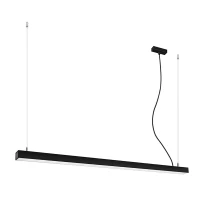 Pendant LED lamp 150 cm – linear, black, CRI90 - Image 2