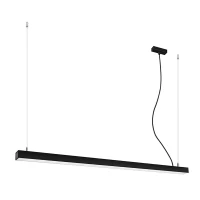 Pakabinamas LED šviestuvas 150 cm – linijinis, juodas, CRI90 - Nuotrauka 2