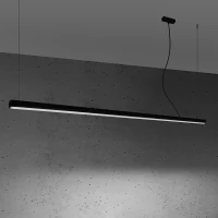 Pendant LED light 200 cm – linear, black, CRI90 - Image 4