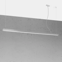 Pakabinamas LED šviestuvas 200 cm – linijinis, pilkas, CRI90 - Nuotrauka 3