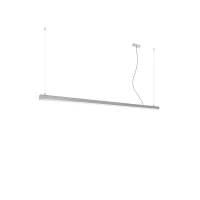 Pakabinamas LED šviestuvas 200 cm – linijinis, pilkas, CRI90 - Nuotrauka 2