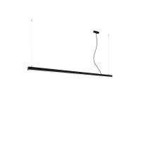 Pakabinamas LED šviestuvas 200 cm – linijinis, juodas, CRI90 - Nuotrauka 2