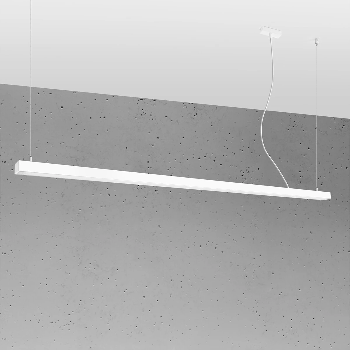 Pendant LED Lamp 200 cm – linear, white, CRI90