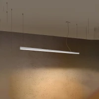 Pendant LED lamp 200 cm – linear, white, CRI90 - Image 4