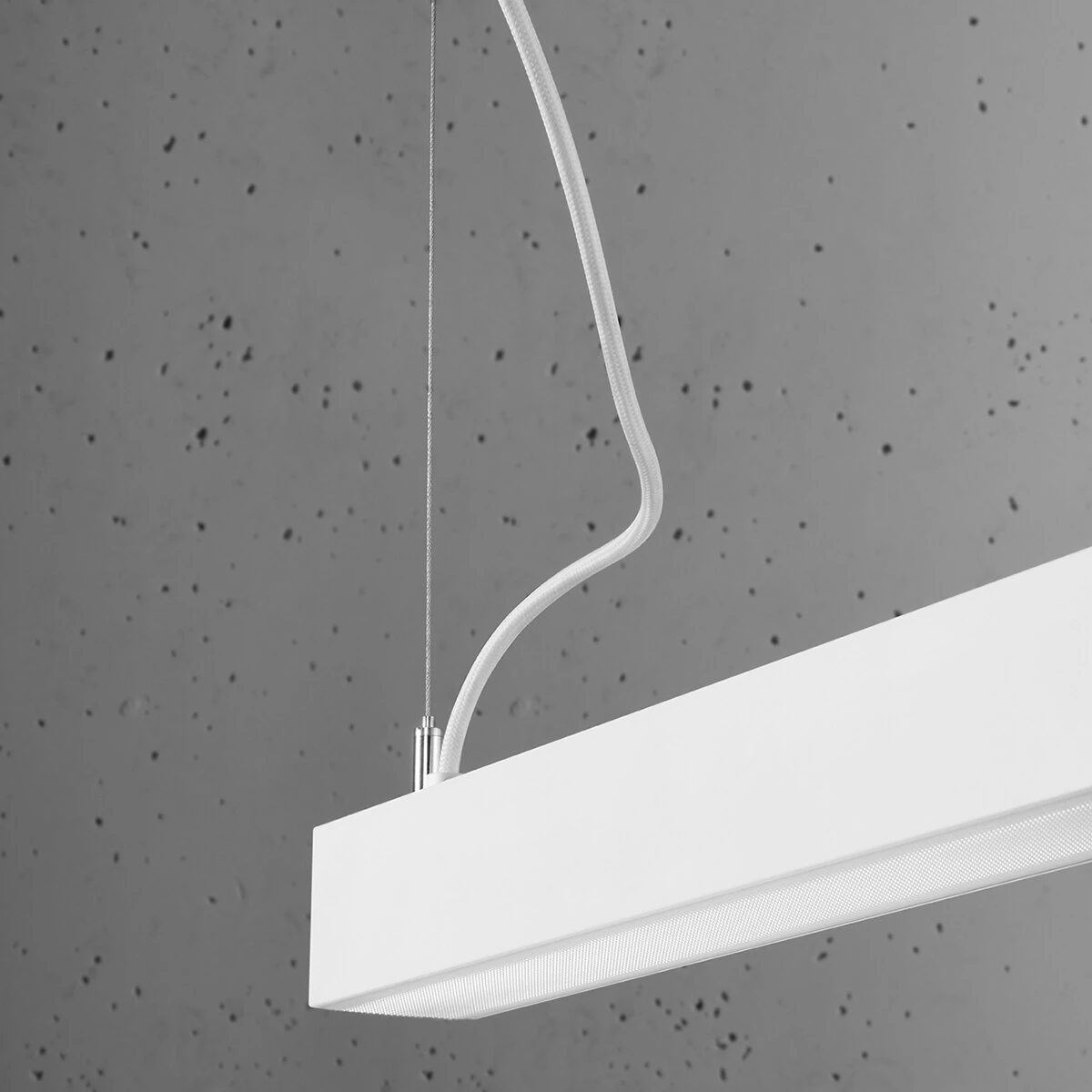 Pendant LED lamp 200 cm – linear, white, CRI90
