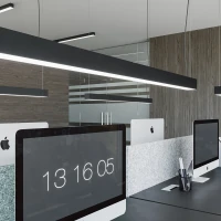 Pendant LED lamp 200 cm – linear, white, CRI90 - Image 16