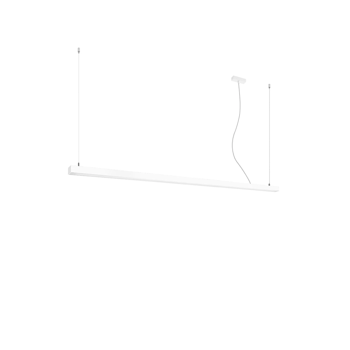 Pendant LED lamp 200 cm – linear, white, CRI90