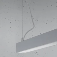 Pakabinamas LED šviestuvas 90 cm/24W – linijinis, pilkas, CRI90 - Nuotrauka 8
