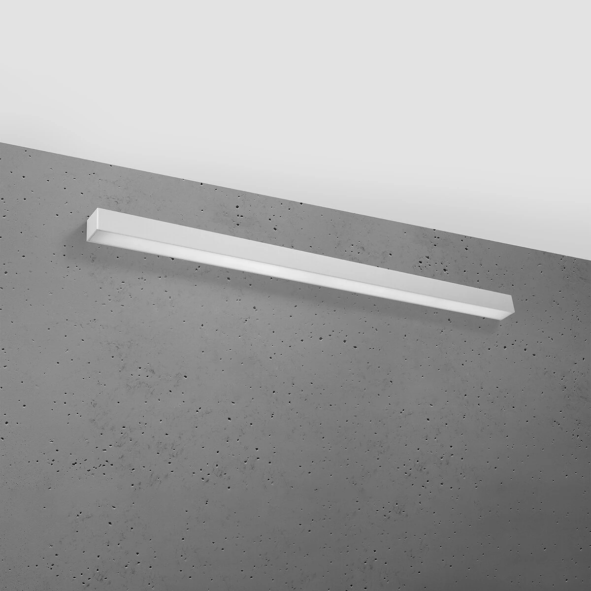 Sieninis šviestuvas 118 cm – linijinis, pilkas, CRI90