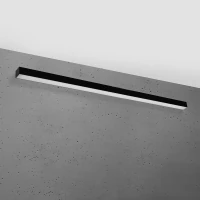 Sieninis šviestuvas 150 cm / 38 W – linijinis, juodas, CRI90 - Nuotrauka 3