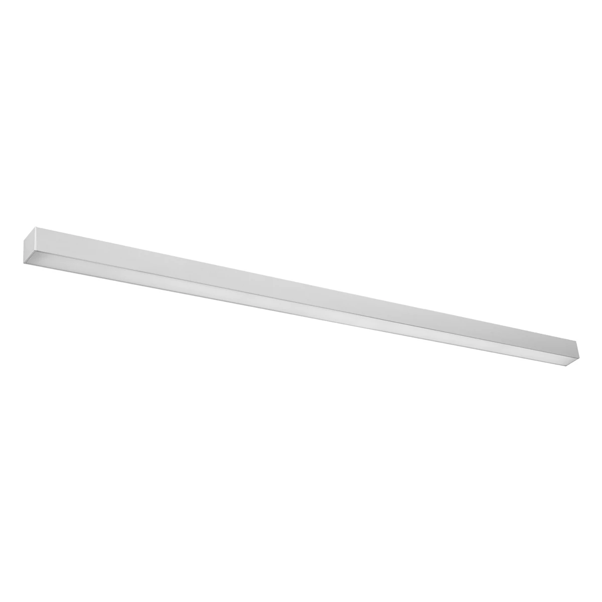 Wall light 150 cm / 38W – linear, grey, opal diffuser