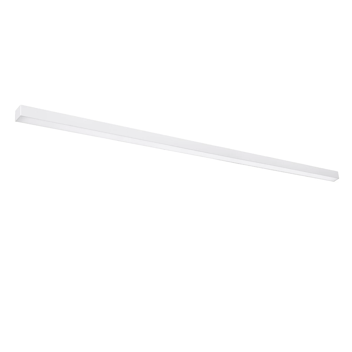 Sieninis LED šviestuvas 200 cm – linijinis, baltas, opalinis difuzorius