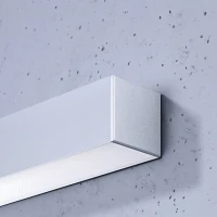 Sieninis šviestuvas 200 cm – linijinis, pilkas, CRI90 - Nuotrauka 4