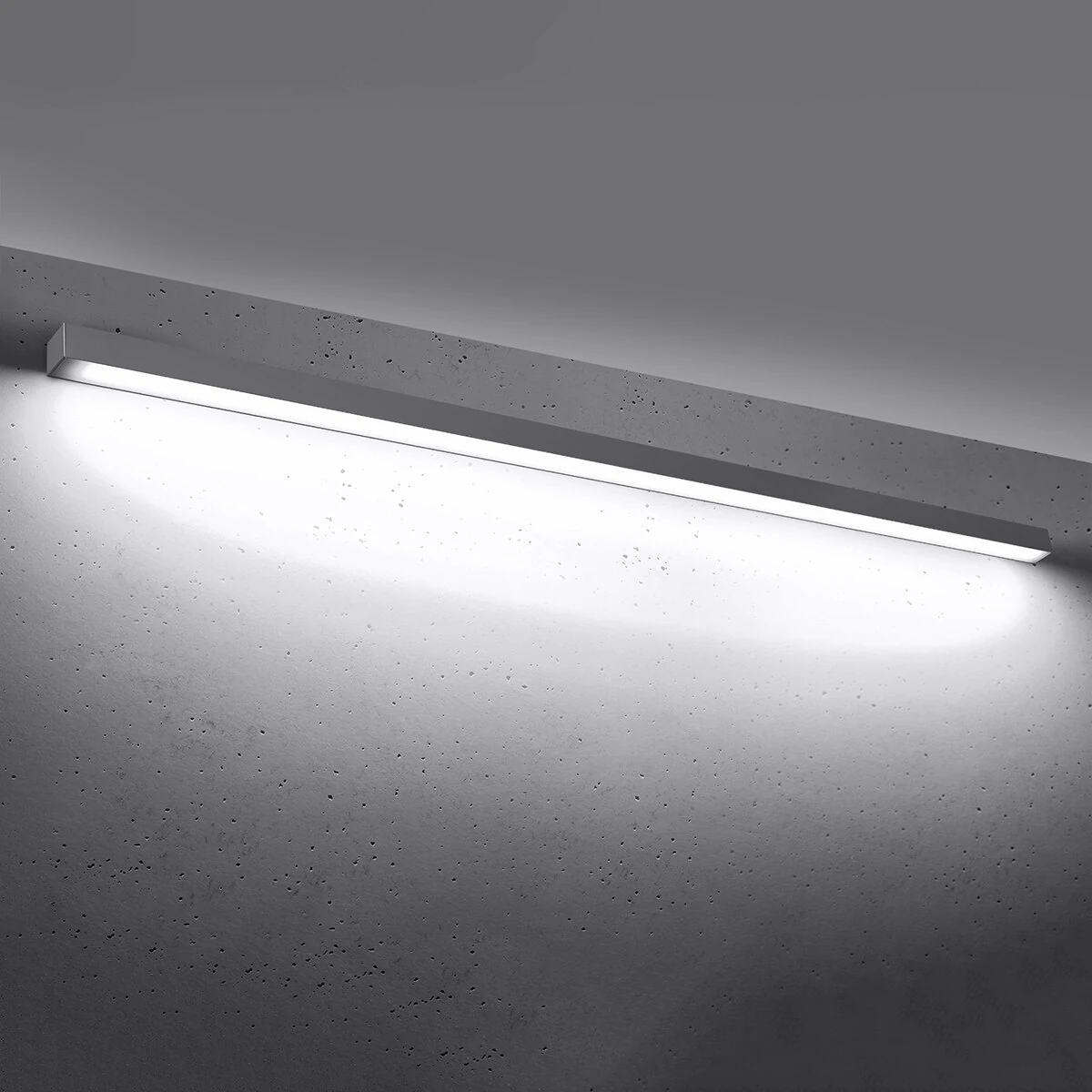 Wall light 200 cm / 50W – linear, grey, CRI90