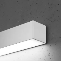 LED wall light 67 cm/16W – linear, white, opal diffuser - Image 1