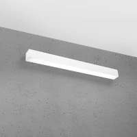 Sieninis šviestuvas 67 cm – linijinis, baltas, šilta LED šviesa - Nuotrauka 3