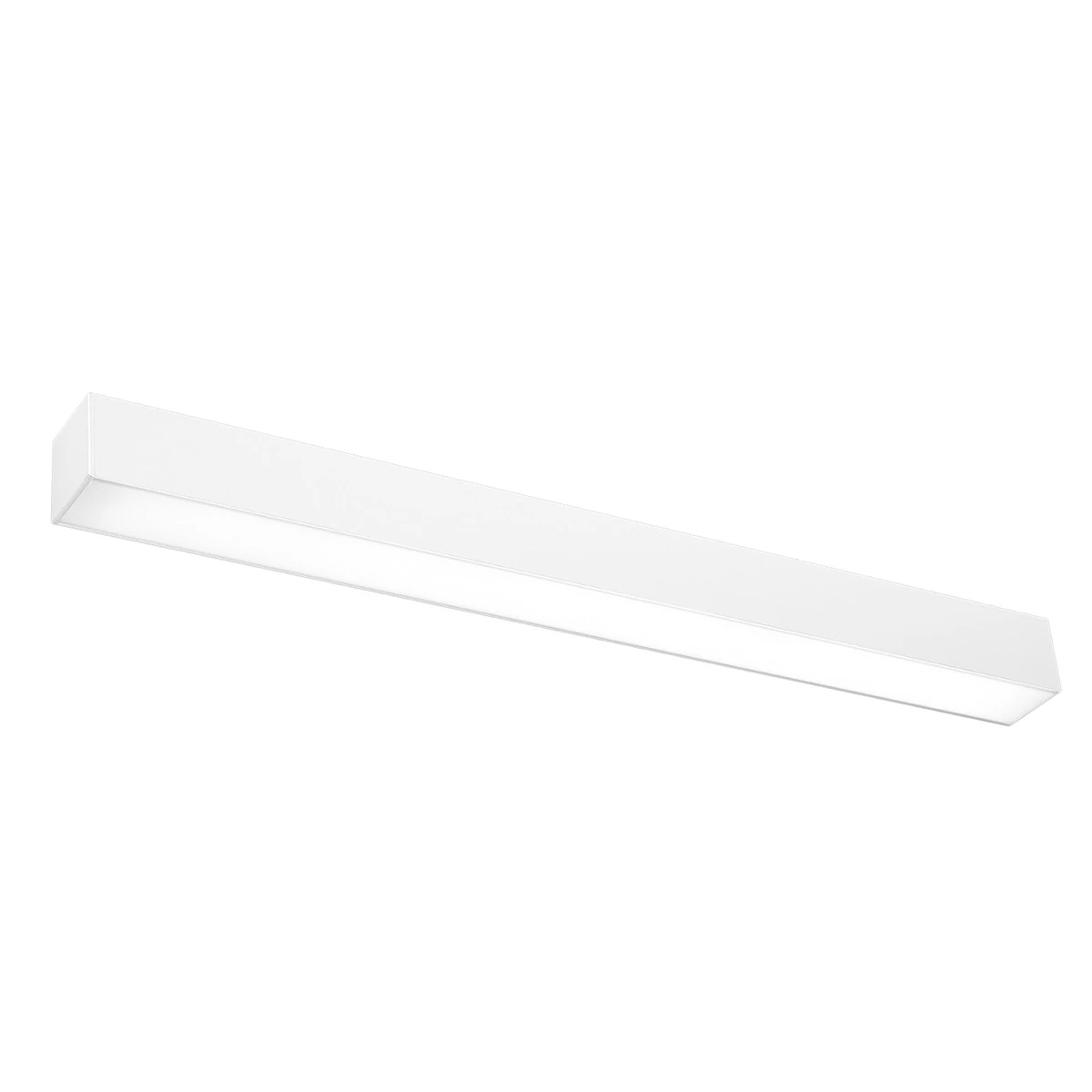 Sieninis šviestuvas 67 cm – linijinis, baltas, šilta LED šviesa
