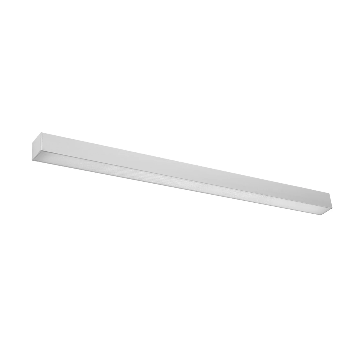 Sieninis šviestuvas 90 cm – linijinis, pilkas, šiltos LED šviesos