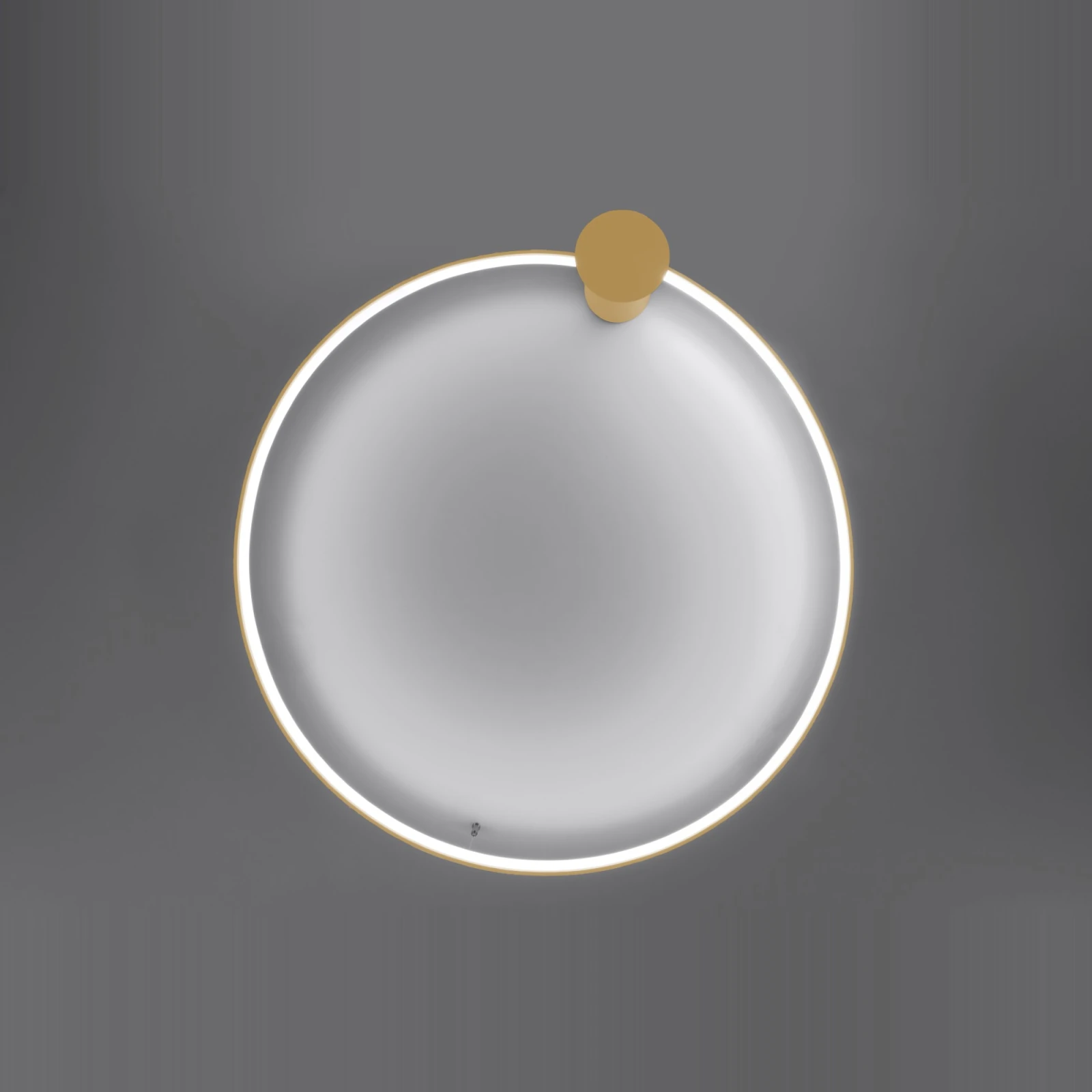 Ceiling lamp 47W – round, gold, CRI98 LED
