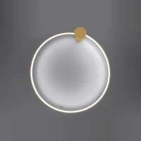 Ceiling lamp 47W – round, gold, CRI98 LED - Image 8