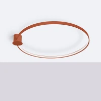 Ceiling lamp 47W – ring shape, red ochre, CRI93 - Image 3